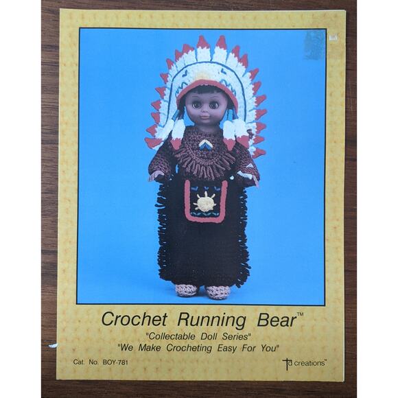 Variety of 9 Crochet Doll Pattern Booklets - Picture 7 of 10